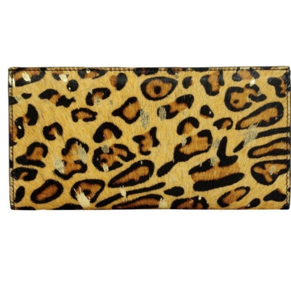 women's Genuine leather hair on foiled wallet. - Picture 3 of 3